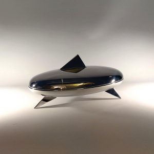 Alessi – Alessandro Mendini – Boîte – Boîte de chocolats Peyrano – Acier inoxydable – Occasion