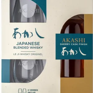 Akashi Blended Sherry Cask – Special pack con 2 Verres – Akashi White Oak Distillery