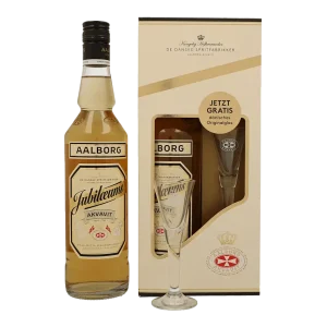Aalborg Jubileum + 1 Glass 70cl